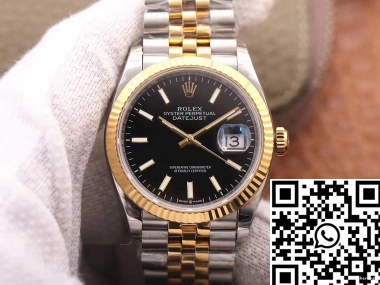 Dial EW Factory Datejust Rolex 126233 Black 1103